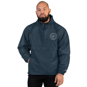 Embroidered Black Borough x Champion Packable Jacket