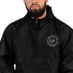 Embroidered Black Borough x Champion Packable Jacket