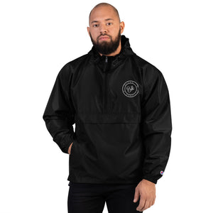 Embroidered Black Borough x Champion Packable Jacket