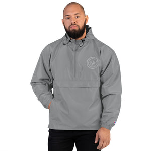 Embroidered Black Borough x Champion Packable Jacket